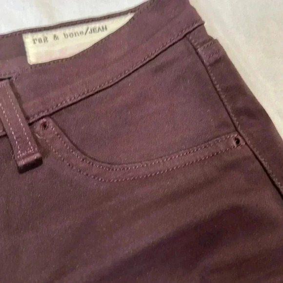 Rag & Bone Legging Skinny Jeans in Mulberry Size 27 - Picture 8 of 10